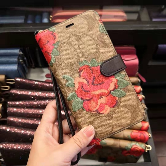 Coach iphone xr wallet shop